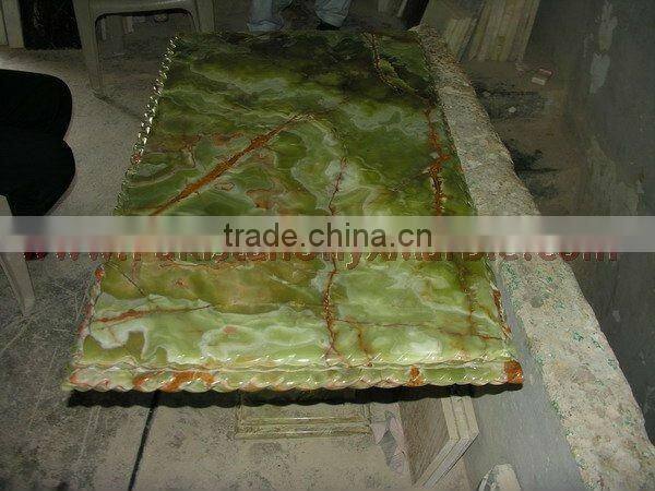 Elegant white Onyx table
