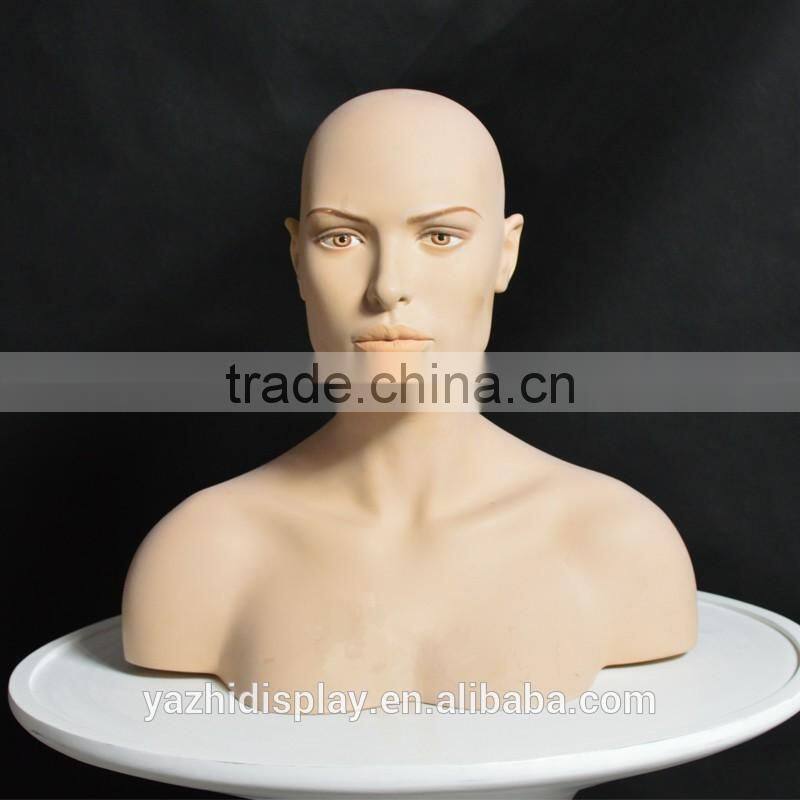Wholdesale realistic handsome male mannequin head sale