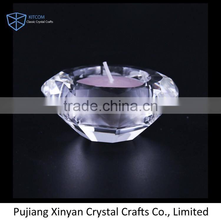 Wholesale factory new crystal candle holders high quality