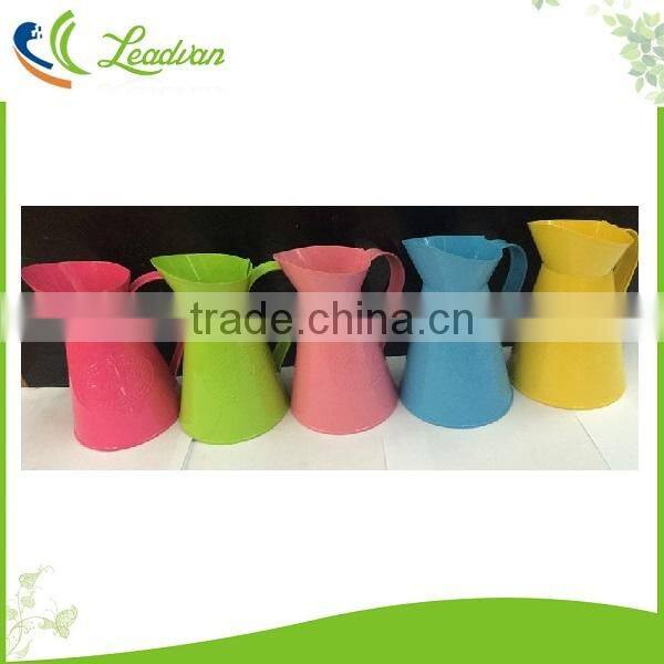 Garden table decorative metal flower vases for home decoration