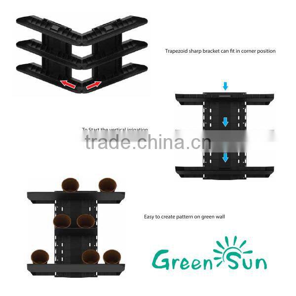 vertical planting box for garden green wall/Interiorscaping living wall,green wall system,vertical garden living wall
