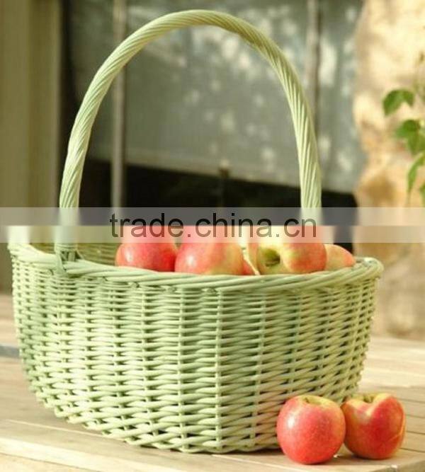 Natural fruit basket decoration tiered fruit basket wicker fruit basket