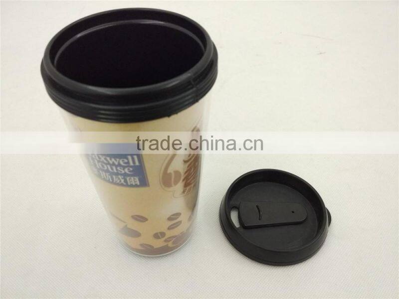 16 oz travel mug supplier in China, Coffee Mug Plastic, Car Mug