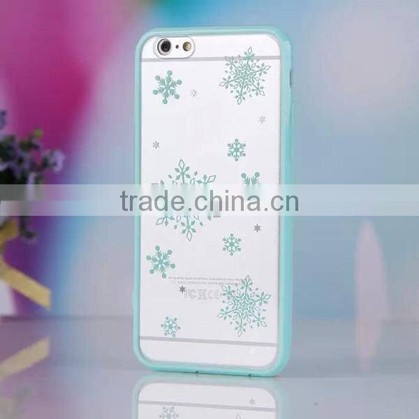 TPU plating phone case painting back covers transparent phone case for iPhone 5 6 6plus