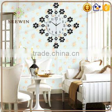 logo printed ornamental and practical wall clock