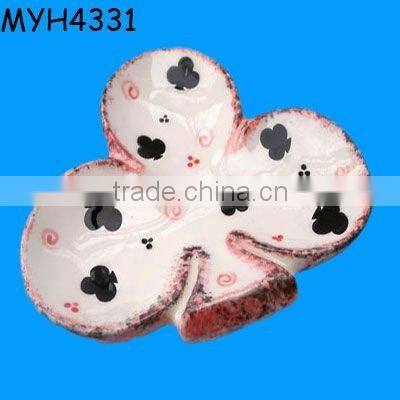 Beautiful ceramic heart shape wedding dish