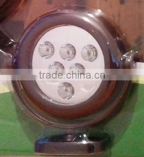 Outdoor Solar LED Wall Delux Round Puck Light