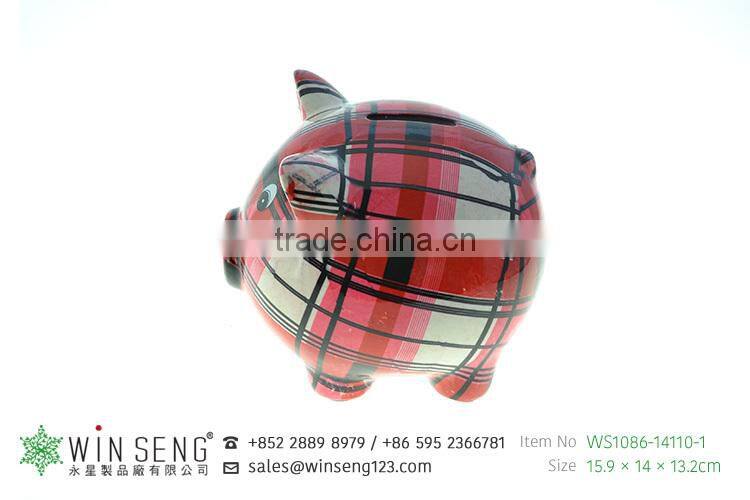 Cute ceramic piggy bank for Kid's gifts