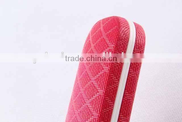 Diamond design PU cover glasses box with magnet/glasses case