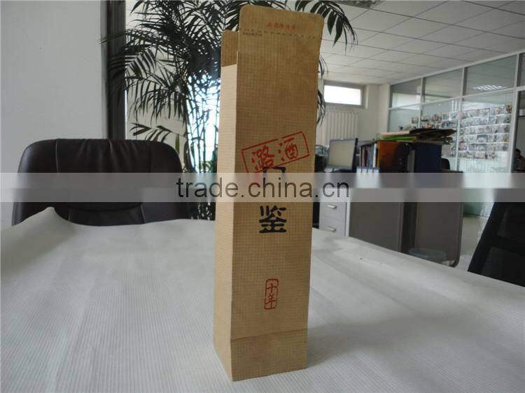 Small kraft paper wine bags