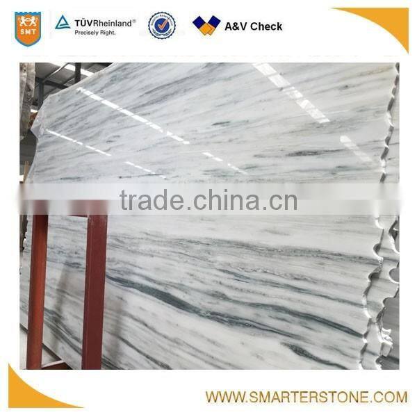 White Fantasy marble slab imported with high quality