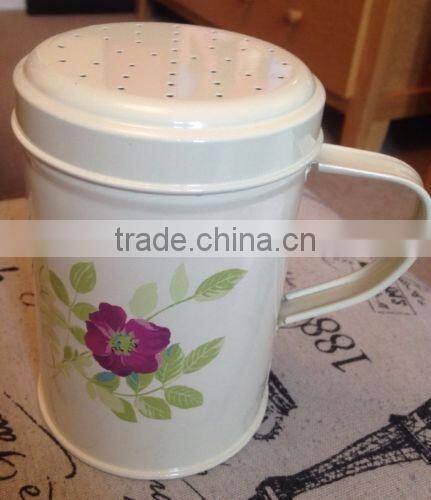 Home Kitchen Metal Sugar Salt Pepper Flour Shaker