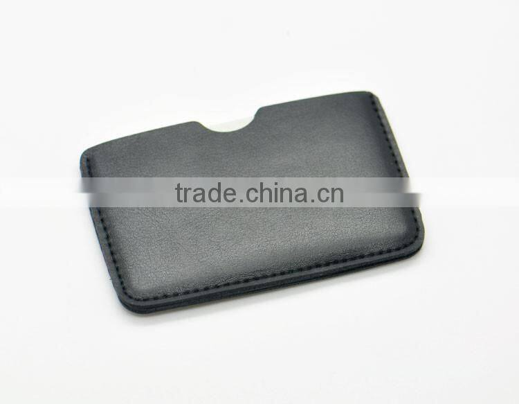 Custom Personalized Factory Direct Wholesale Genuine Leather Card Holder Simple Design