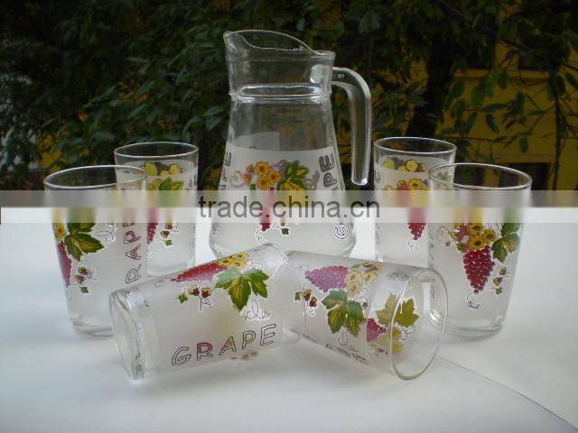 Hot Summer Glass Wine Bottle Set Of Lower Price And Vivid Impression