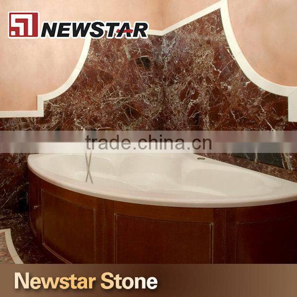 China high quality polished purple countertop