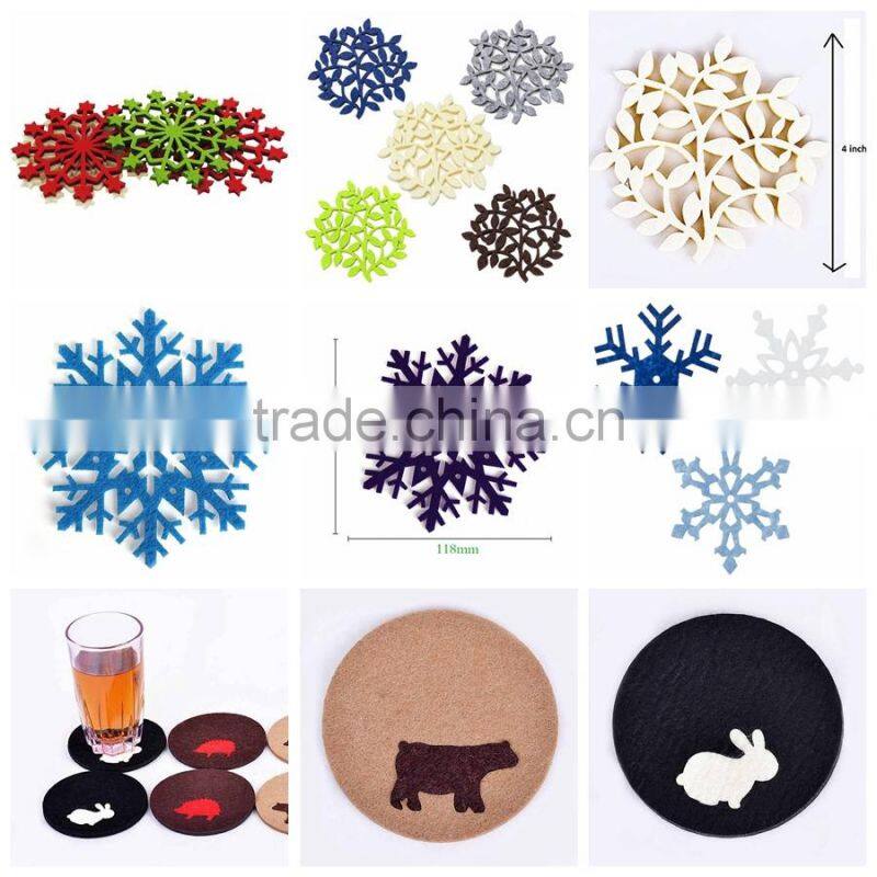 High quality Fancy felt cup mat