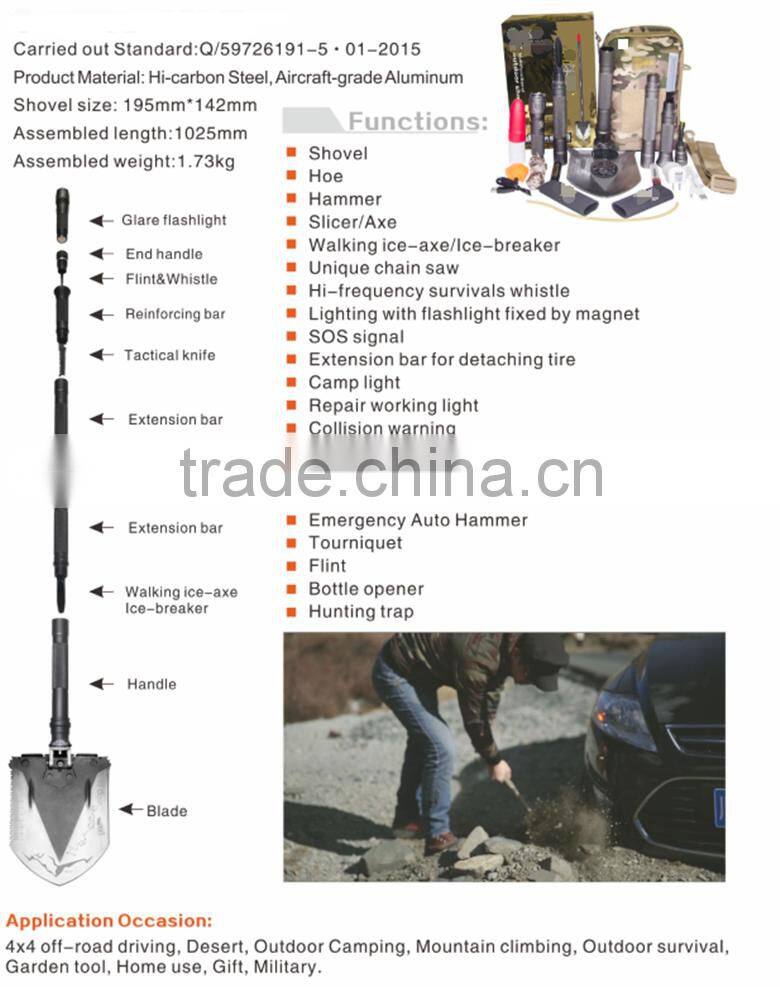 shovels for farming digging tools, multifunction folded shovels, garden folding shovels