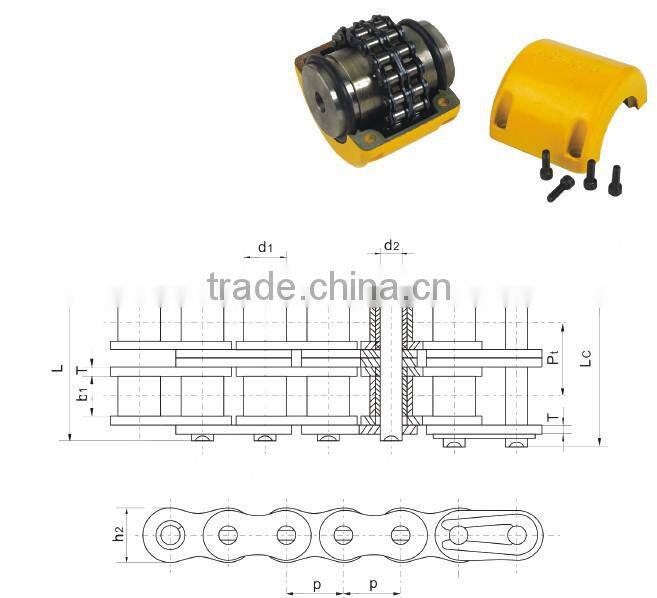 4012 4014 4016 duplex roller driving chain coupling chains