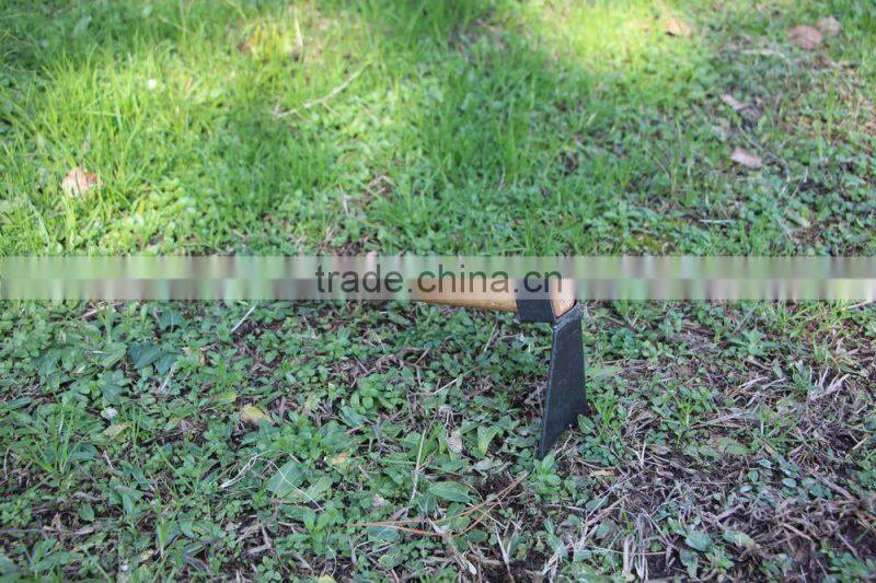 wooden Handle Garden Hand digging hoe rotary hoe