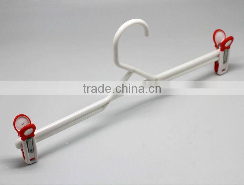 plastic clothes hanger with hook