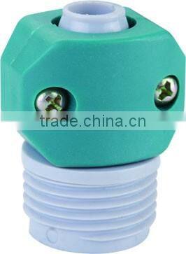 ABS plastic raw material 5/8" -3/4" male hose coupling plastic garden hose connector