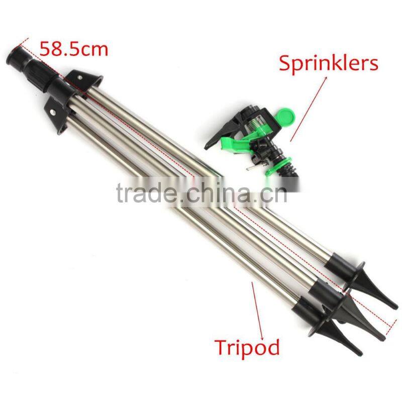 Telescopic Tripod Impulse Sprinkler Base Pulsating Watering Lawn Yard Garden New