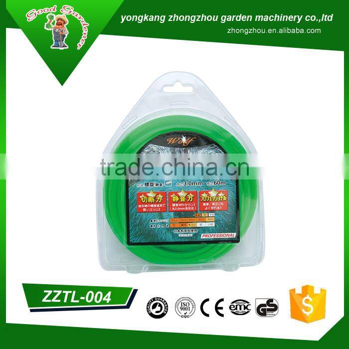 garden grass trimmer line for trimmer head of brush cutter