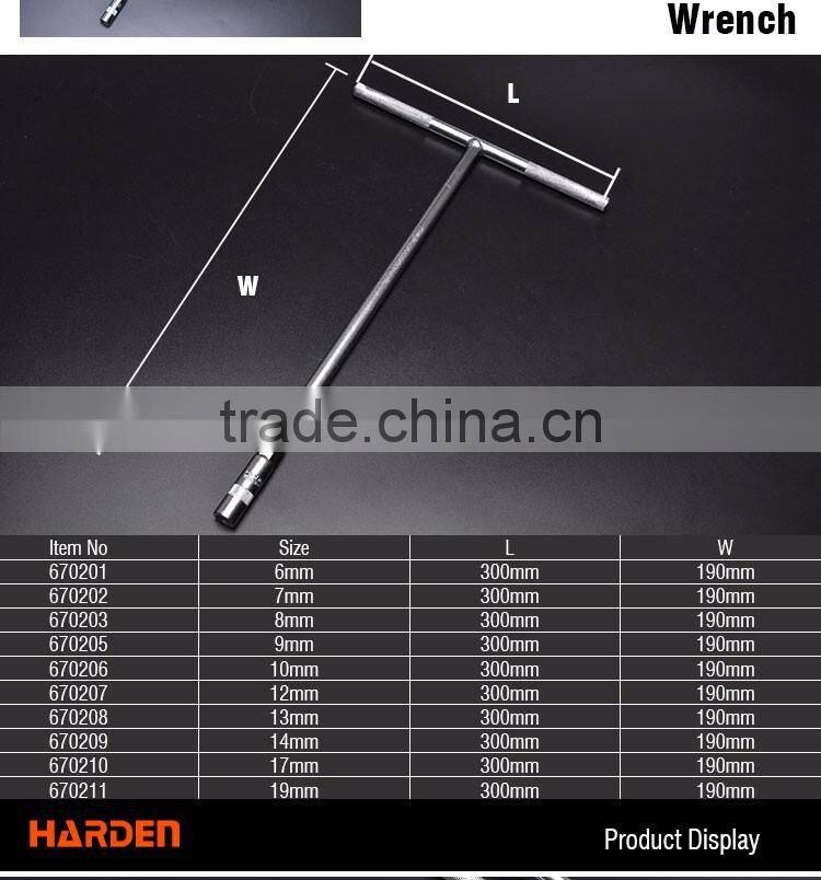 Professional 14mm T-Type CRV Wrench
