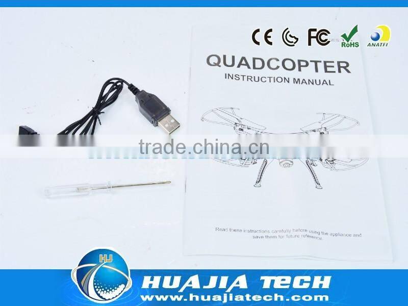 Manufacturer 2.4G 4.5CH remote control 6-axis aircraft helicopter UFO drone Gyro with camera White