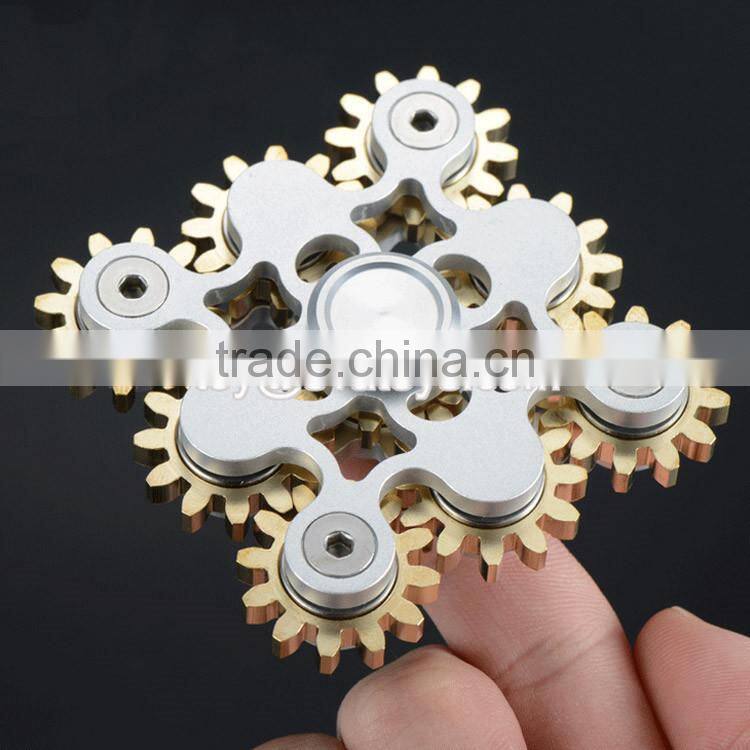 2017 hottest America Hand Spinner Toy 9 GEAR FIDGET SPINNER W01A286