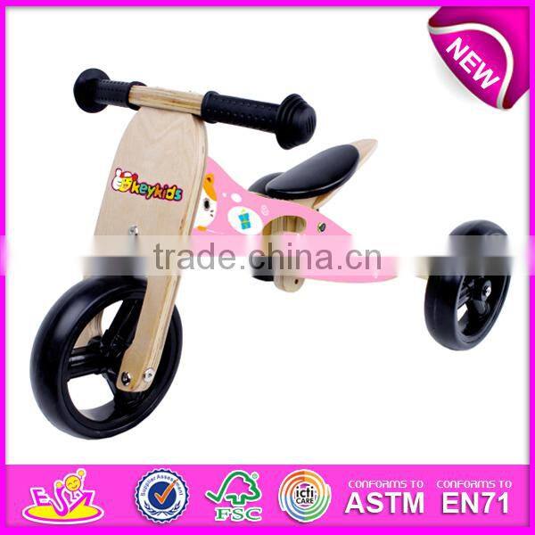 2015 hot sale kids wooden bicycle,popular wooden balance bicycle,new fashion kids bicycle WJ276391-F1