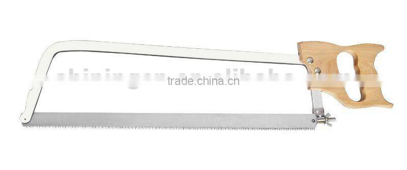 wooden hand saw for cutting wood