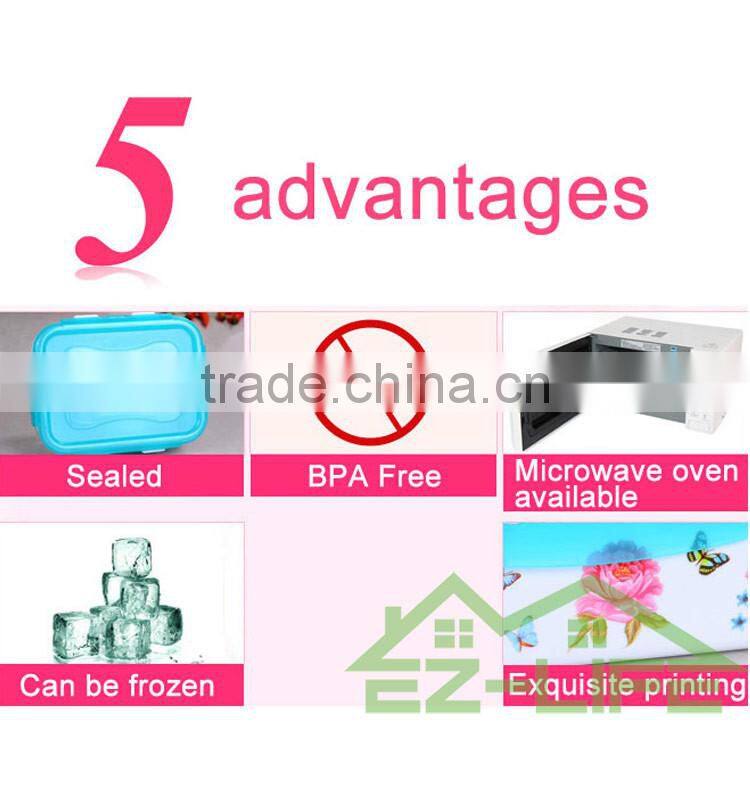 BPA free applicable to microwave oven promotion seal plastic food Freshness Preservation storage boxes