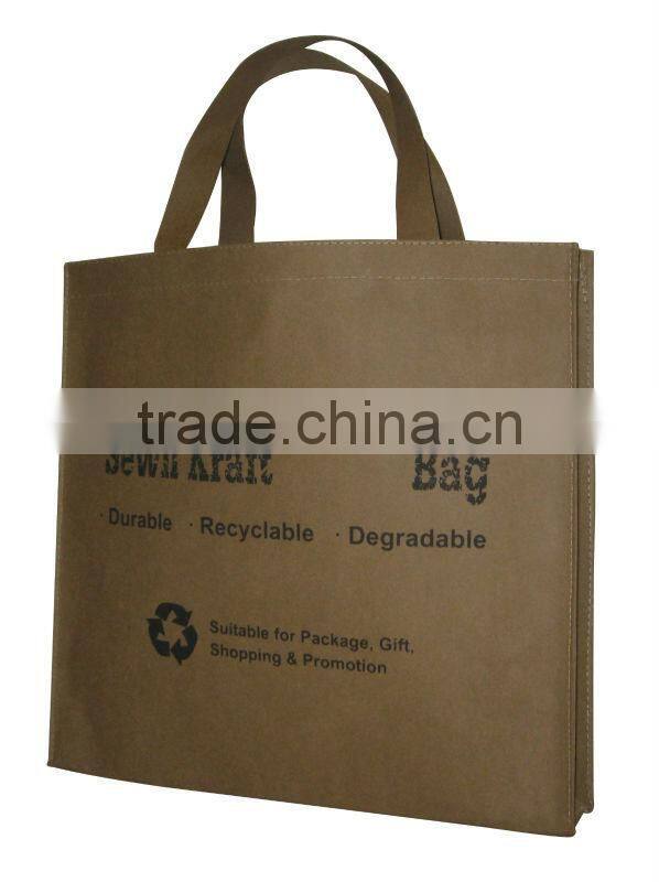 New Material -- Washable Kraft Paper-- Fashion Shoulder Tote Bag