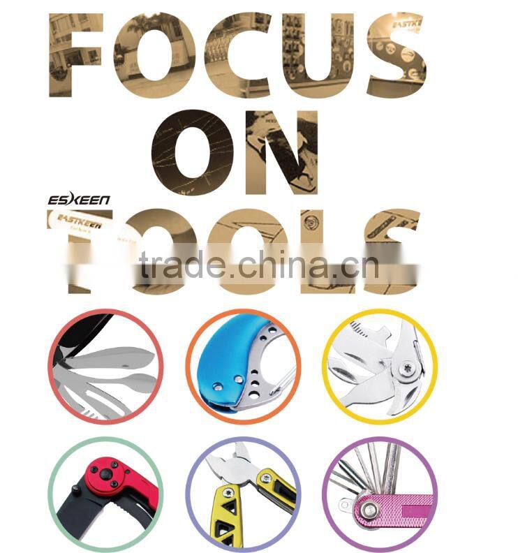 New style carabiner Golf Multi Tool, folding knife, multifunctional keyring tool mini tool keychain