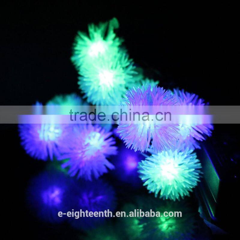 2016 new hot sale 4.8m 20Led Chuzzle Solar Fairy String Lights for Outdoor Gardens Christmas Party
