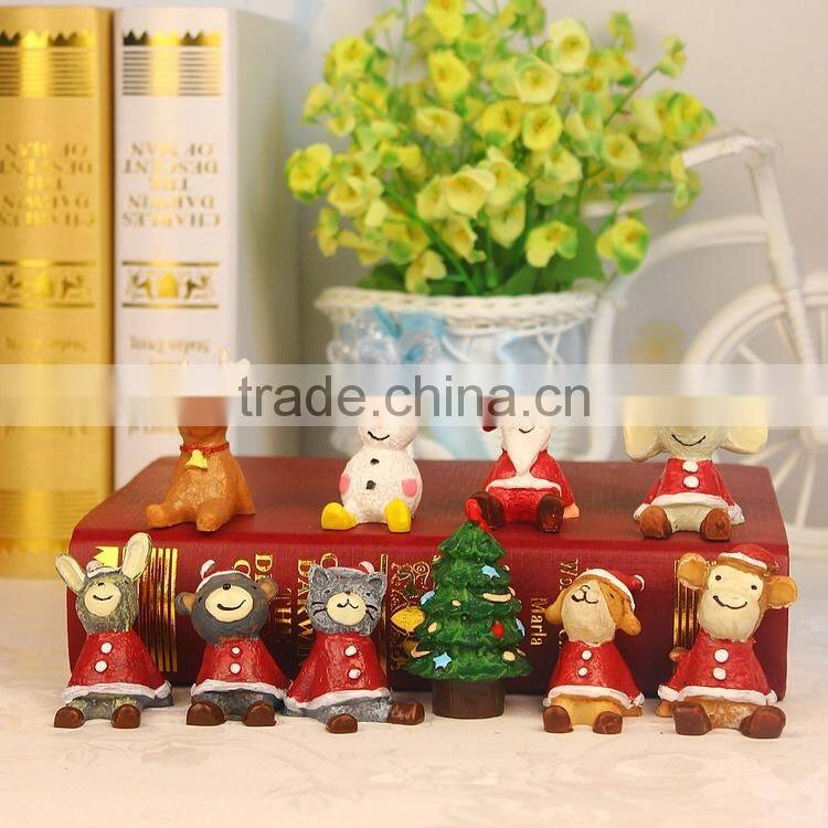 Mini CUTE fashional Resin decoration ,Zakka Christmas gift look up at the sky of animal resin handicraft