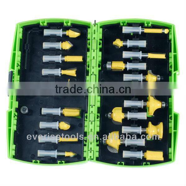 CF6504 20pcs mini wood working router bit set