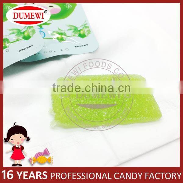 Sugar Coated Fruit Juice Chewy Gummy Soft Candy