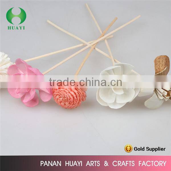 Reed Diffuser Handmade White Sola wood Perfume Flowers 8CM