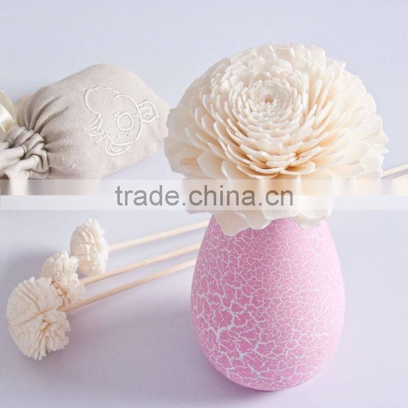 Round aroma air freshener wooden cap 3.5X3.5CM