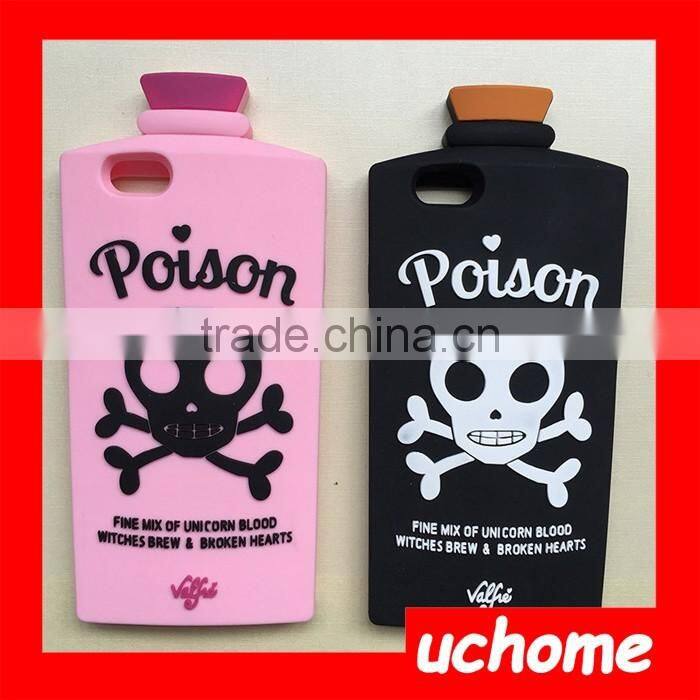 UCHOME New Trendy Fashion Custom Cute Silicone Decorate Cell Phone Case