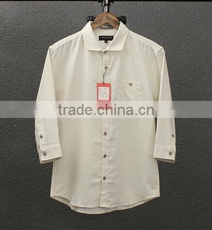 2016 men's long sleeve dress shirt , linen shirts