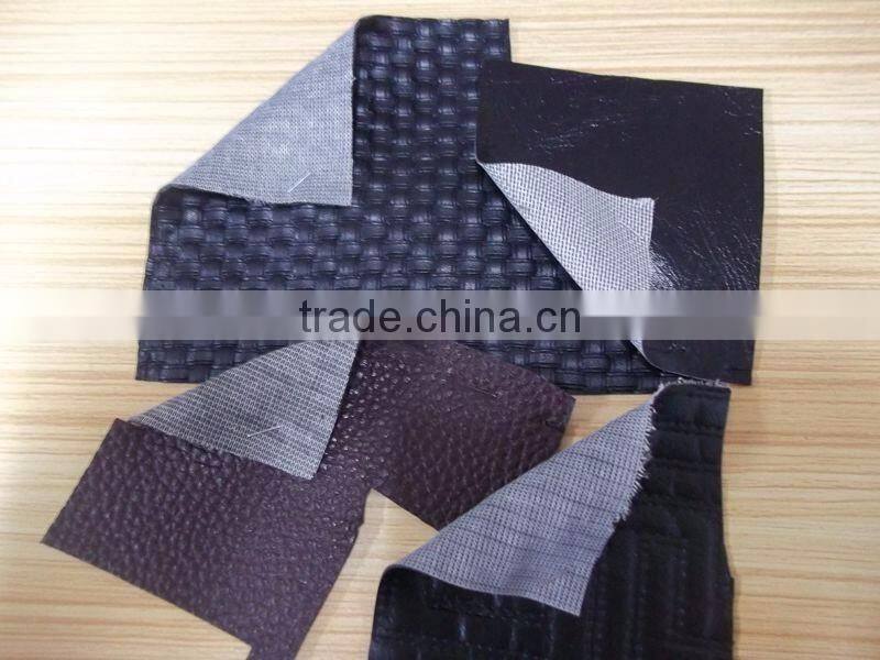 B Grade Pvc Artificial Leather Stocklot for Shoes and Bags