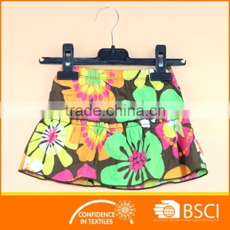 Girl Floral Mini Skirt Child Mini Dress