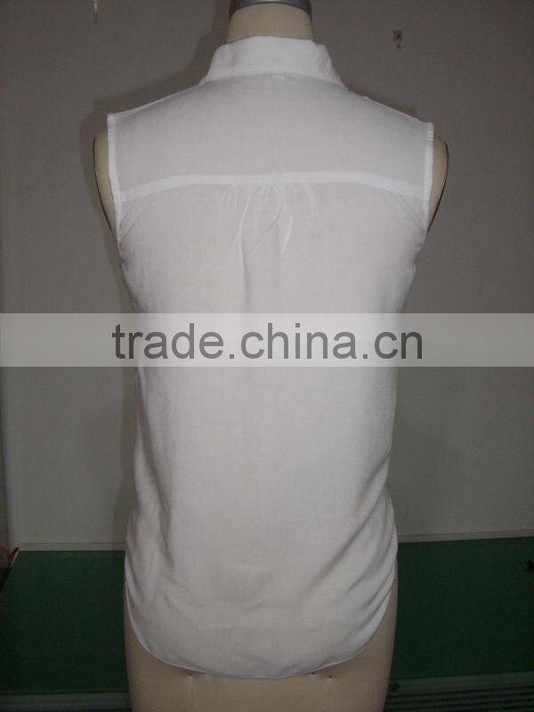 only ladies blouse designfor chiffon fabric