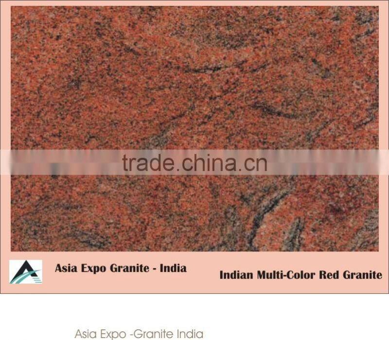 Red Granite Multicolored / Indian Red Color Granite