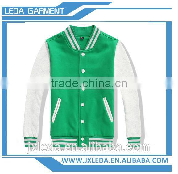 Custom design men sportwear,fashion sport jacket,wholesale baseball wear