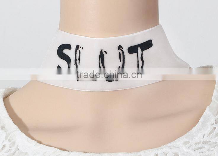 fabric lace choker necklace elegant woman necklace jewelry