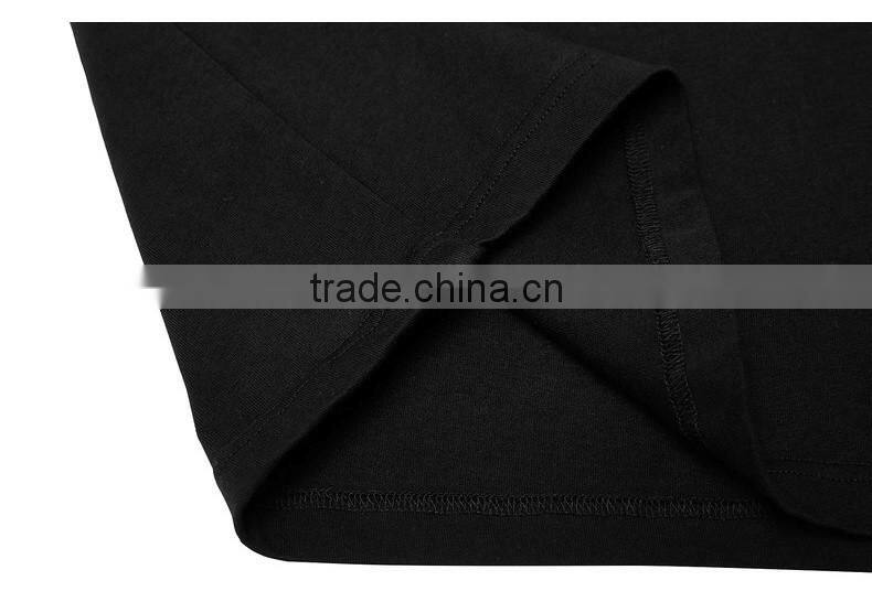 2017 New fashion design t shirt wholesale china plain t shirt custom tag